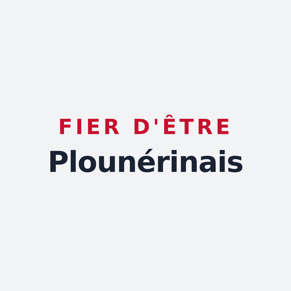 Poster « Fier d'être Plounérinais » — design pour Plounérin