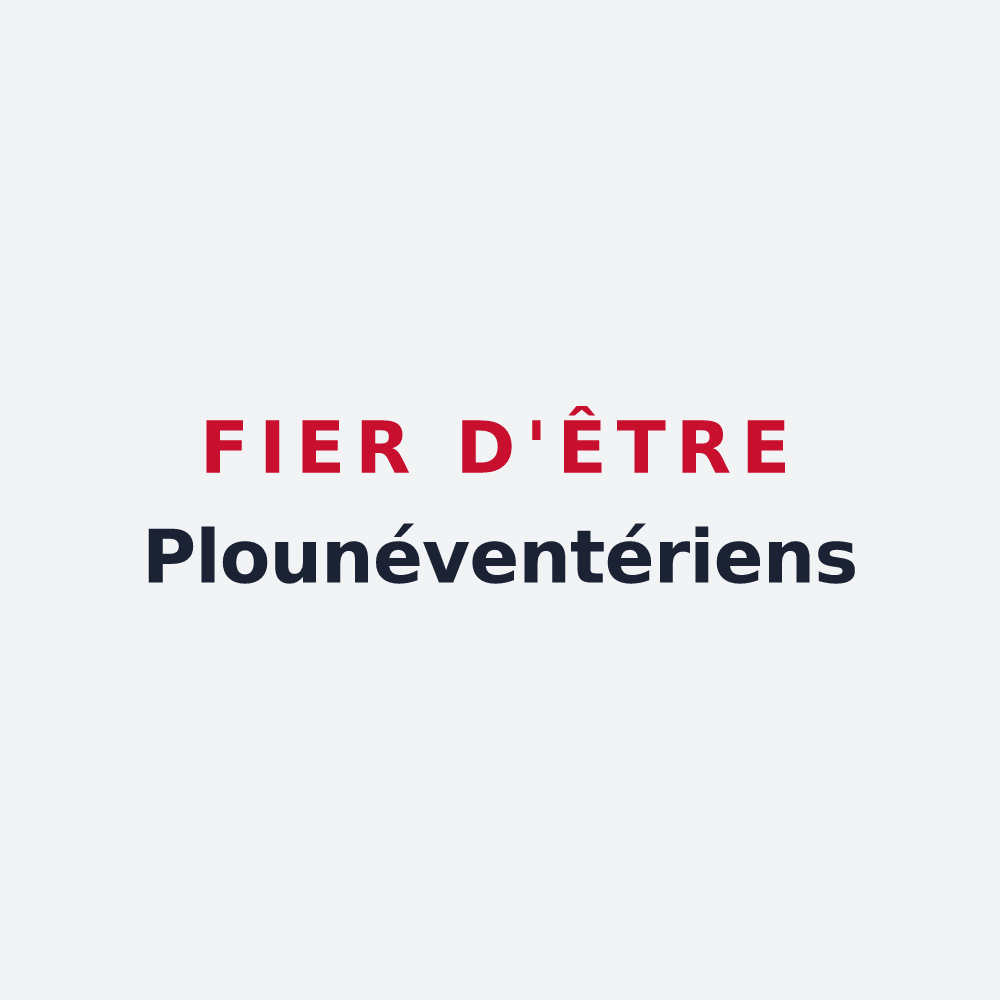 Poster « Fier d'être Plounéventériens » — design pour Plounéventer