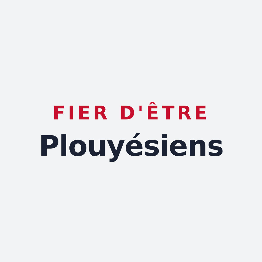 Poster « Fier d'être Plouyésiens » — design pour Plouyé