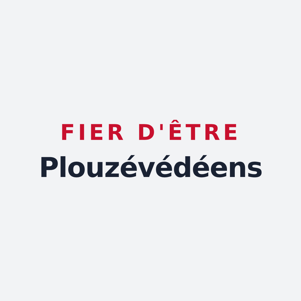 Poster « Fier d'être Plouzévédéens » — design pour Plouzévédé