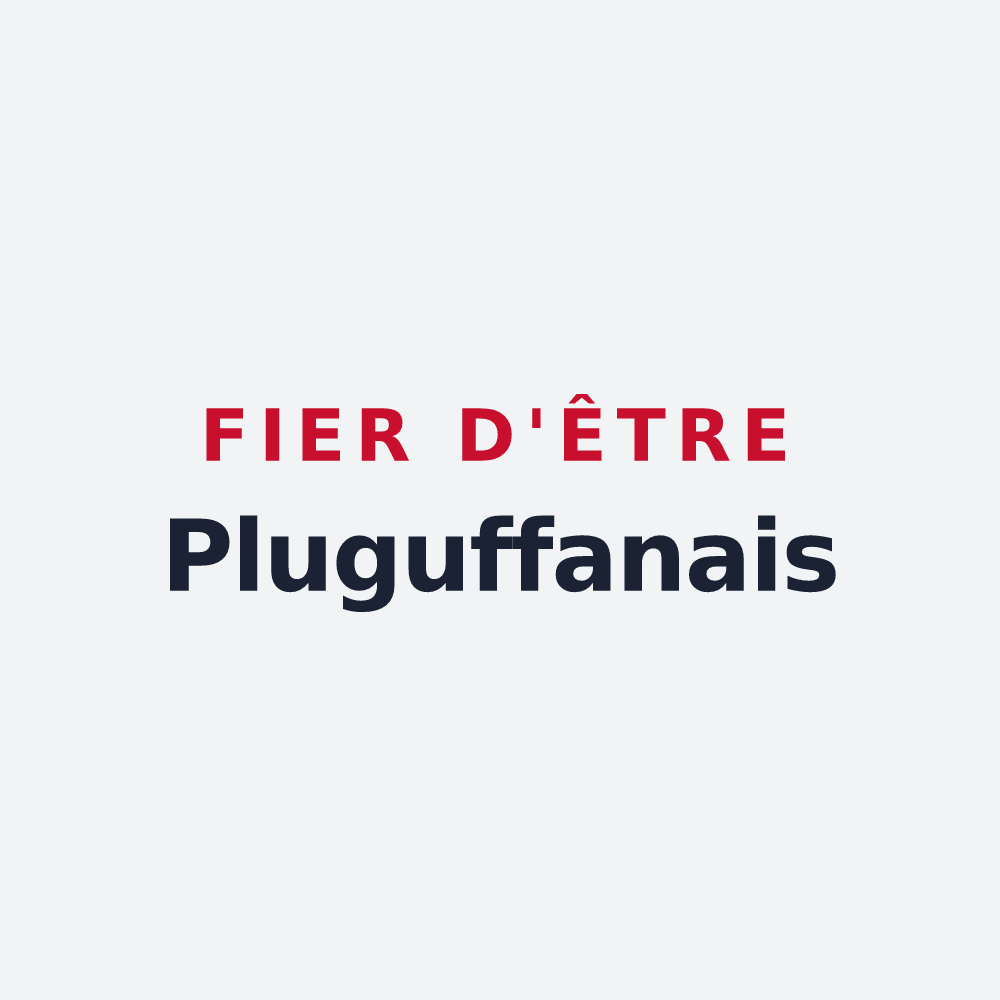 Poster « Fier d'être Pluguffanais » — design pour Pluguffan