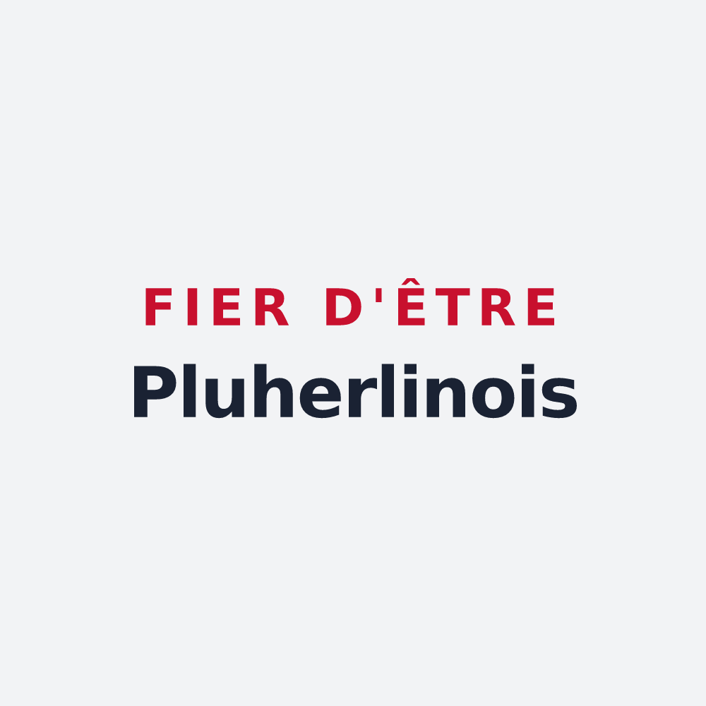Poster « Fier d'être Pluherlinois » — design pour Pluherlin