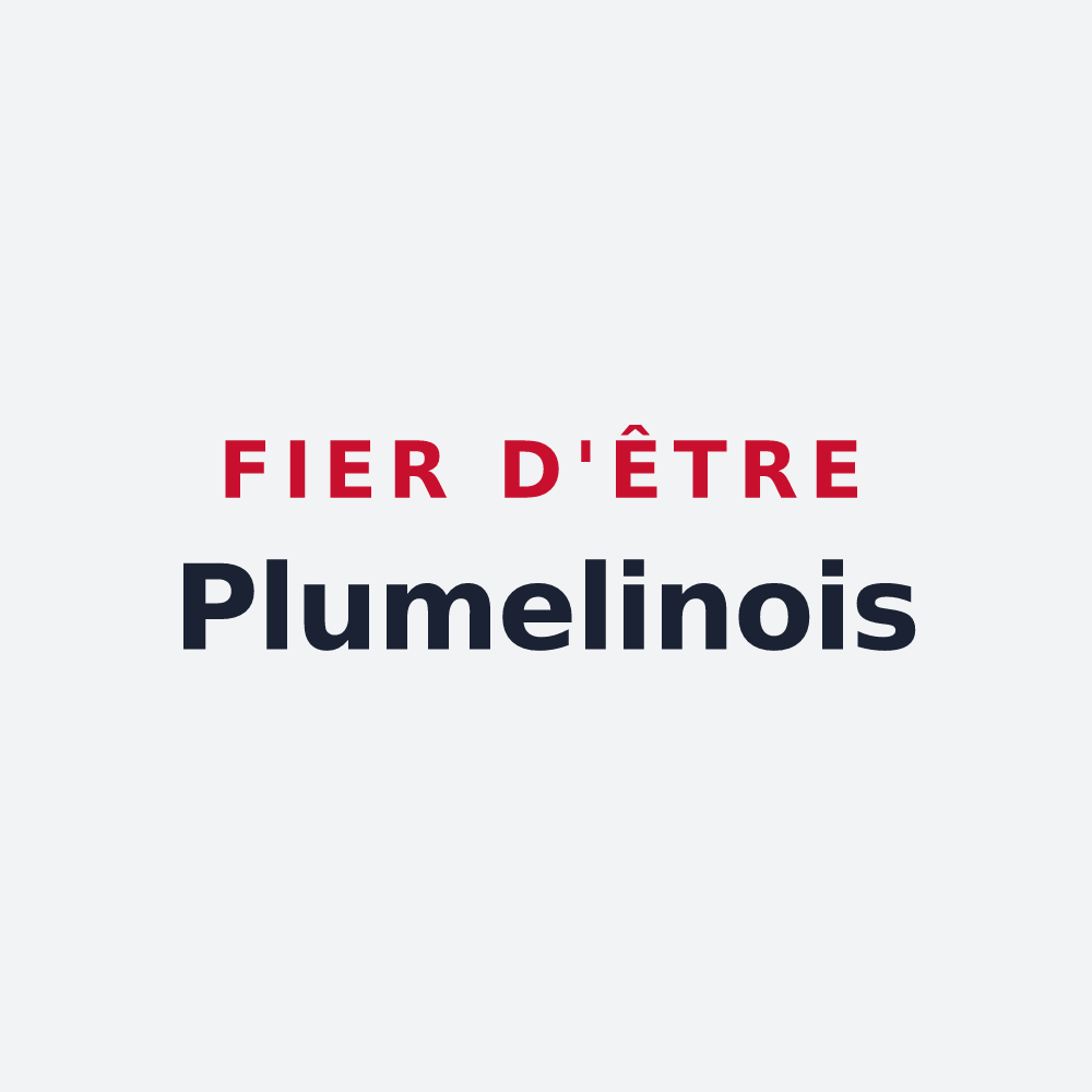 Poster « Fier d'être Plumelinois » — design pour Plumelin