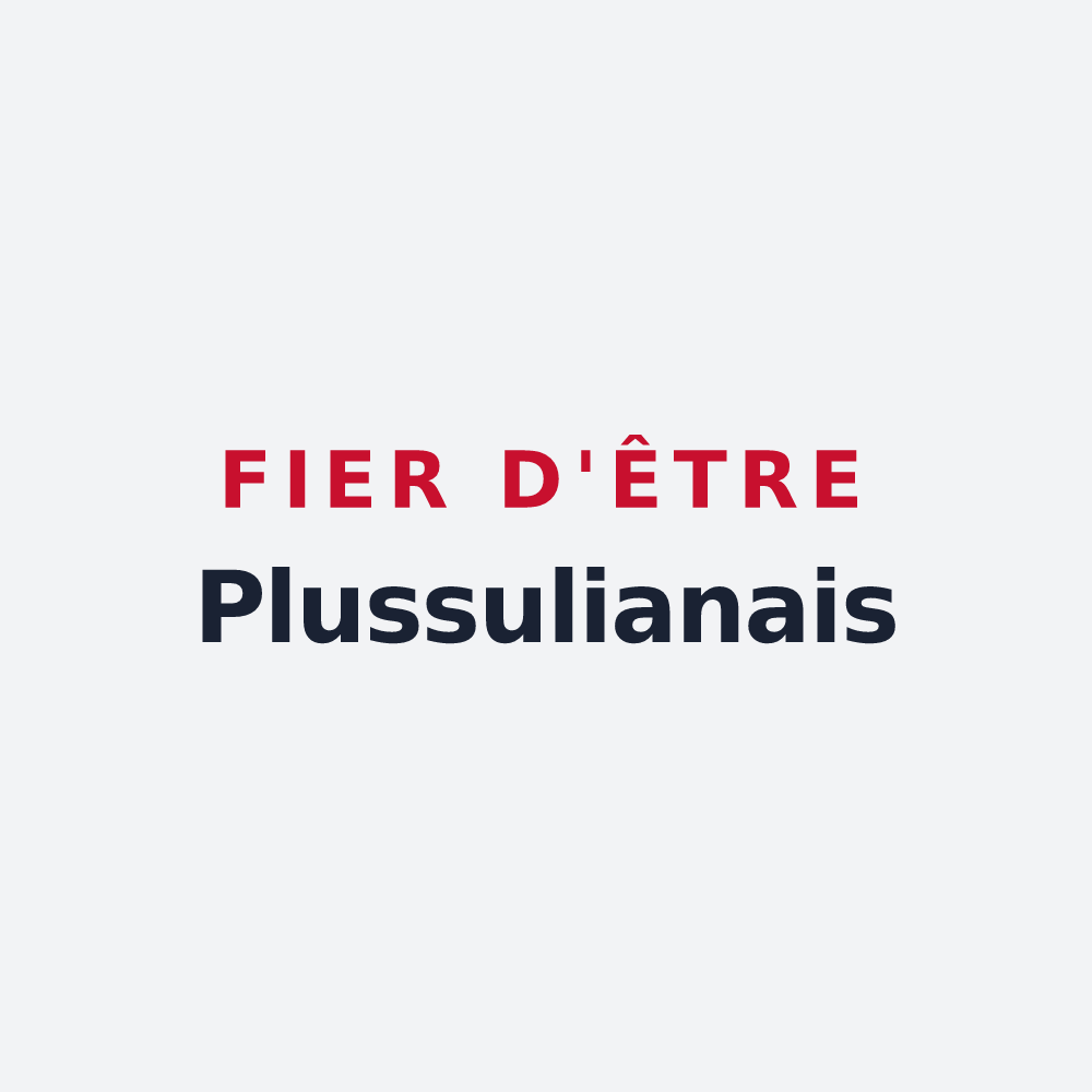 Poster « Fier d'être Plussulianais » — design pour Plussulien