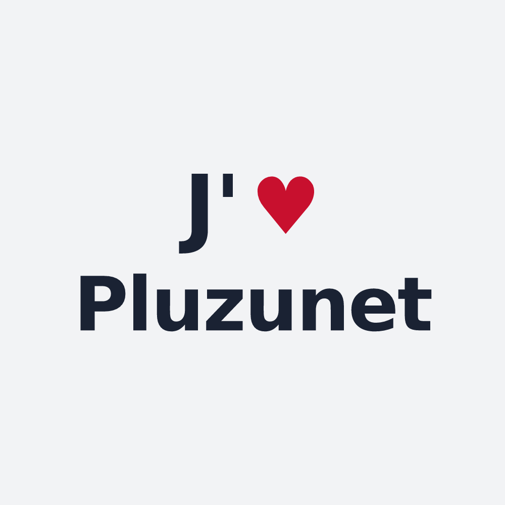 Poster personnalisé Pluzunet — design J'aime Pluzunet
