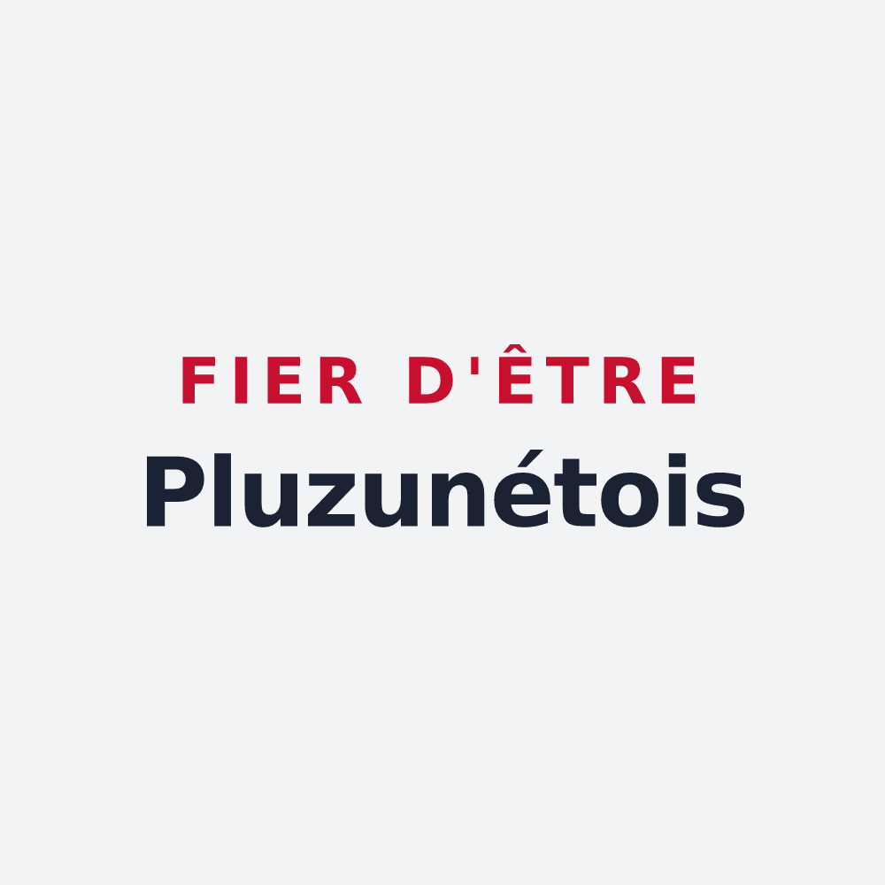 Poster « Fier d'être Pluzunétois » — design pour Pluzunet