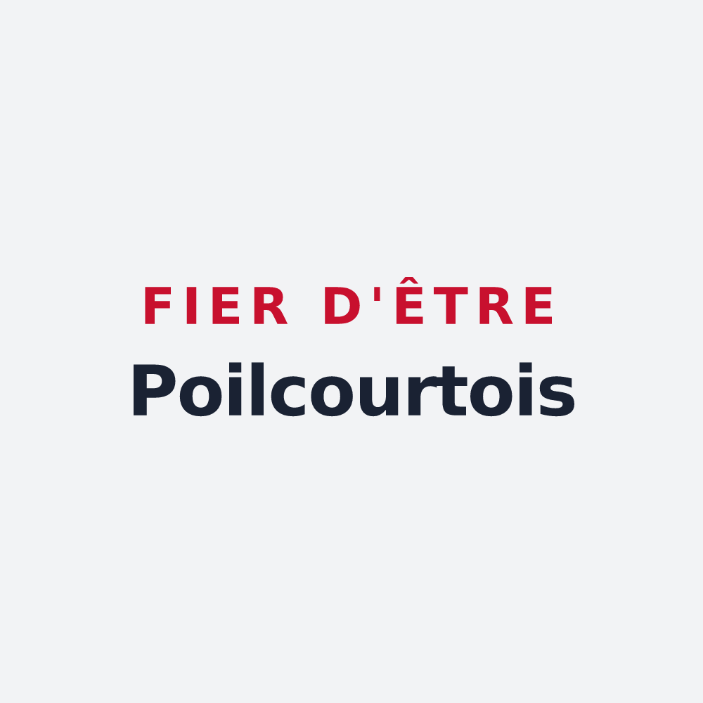 Poster « Fier d'être Poilcourtois » — design pour Poilcourt-Sydney