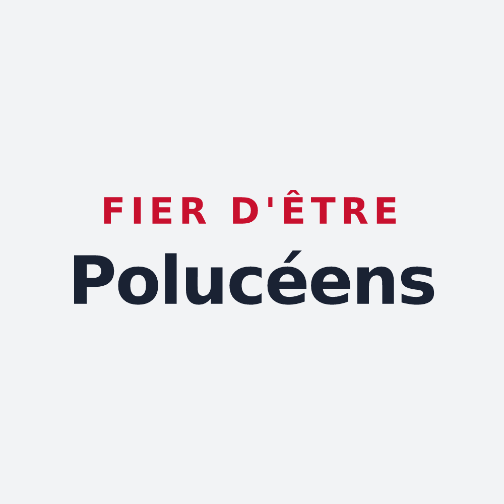 Poster « Fier d'être Polucéens » — design pour Poilley
