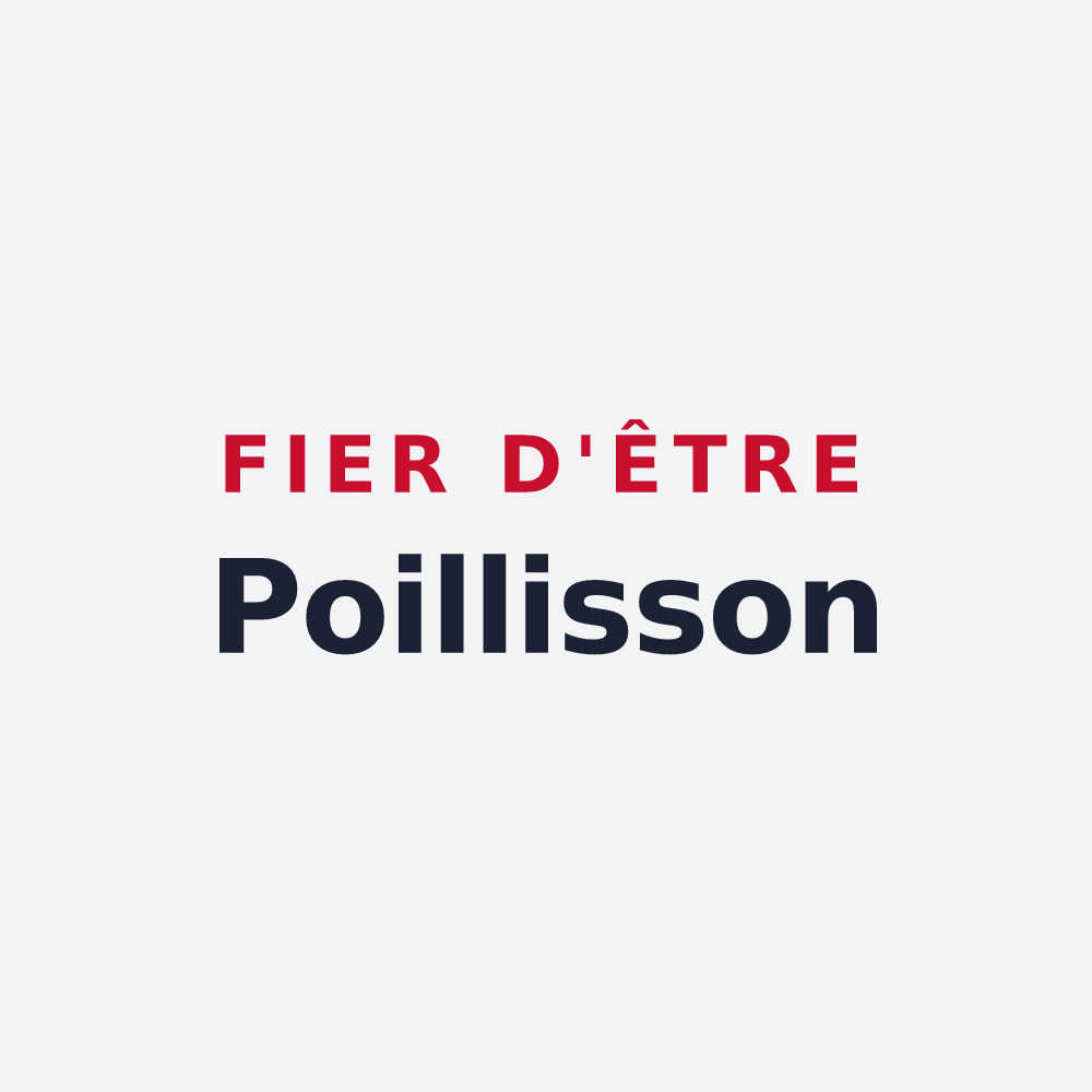 Poster « Fier d'être Poillisson » — design pour Poilly-lez-Gien
