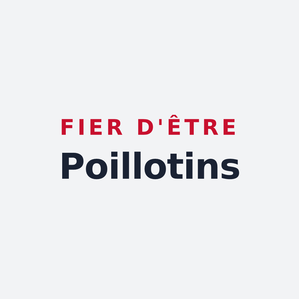Poster « Fier d'être Poillotins » — design pour Poilly