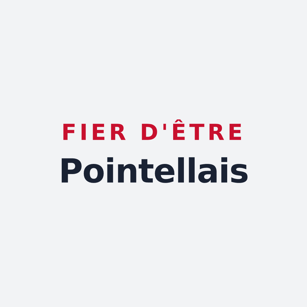 Poster « Fier d'être Pointellais » — design pour Pointel