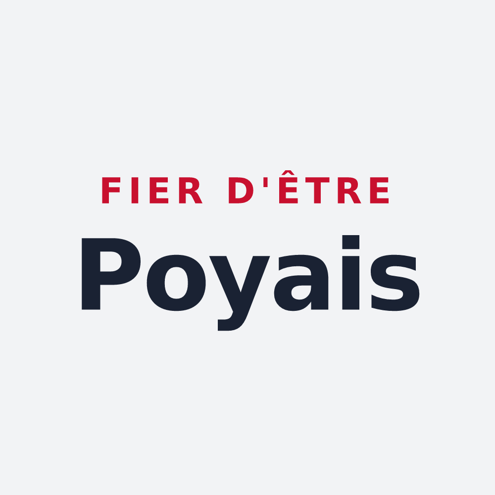 Poster « Fier d'être Poyais » — design pour Poix-de-Picardie