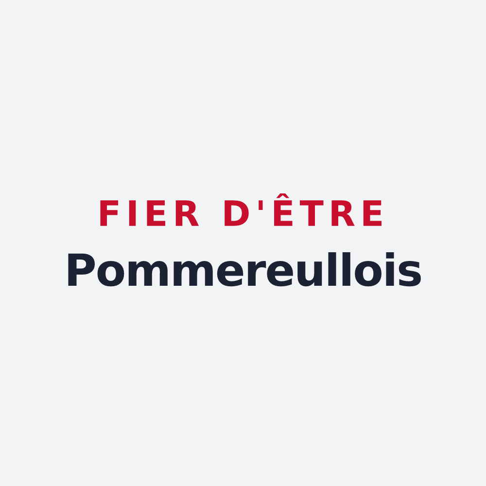 Poster « Fier d'être Pommereullois » — design pour Pommereuil