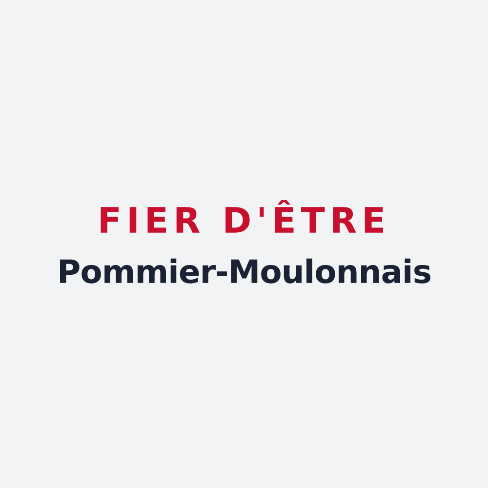 Poster « Fier d'être Pommier-Moulonnais » — design pour Pommiers-Moulons