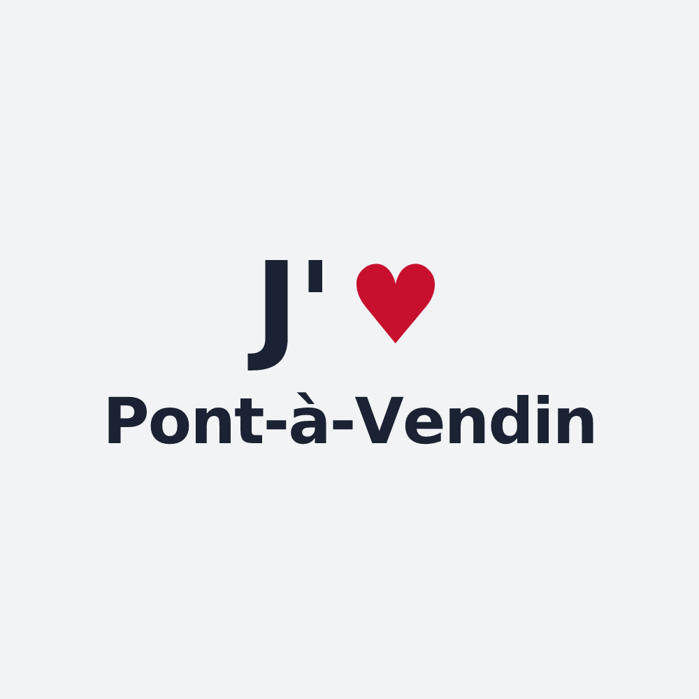 Poster personnalisé Pont-à-Vendin — design J'aime Pont-à-Vendin