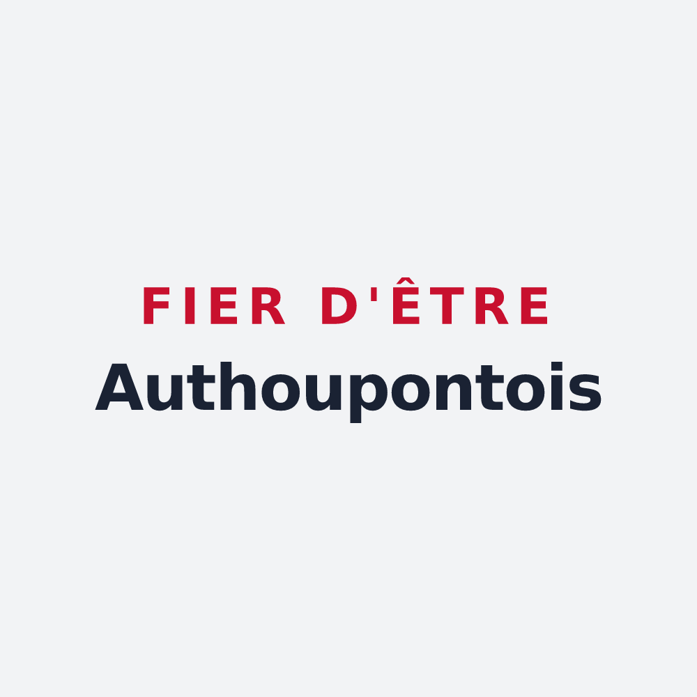 Poster « Fier d'être Authoupontois » — design pour Pont-Authou