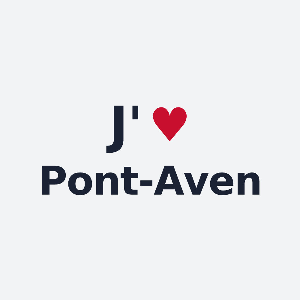 Poster personnalisé Pont-Aven — design J'aime Pont-Aven