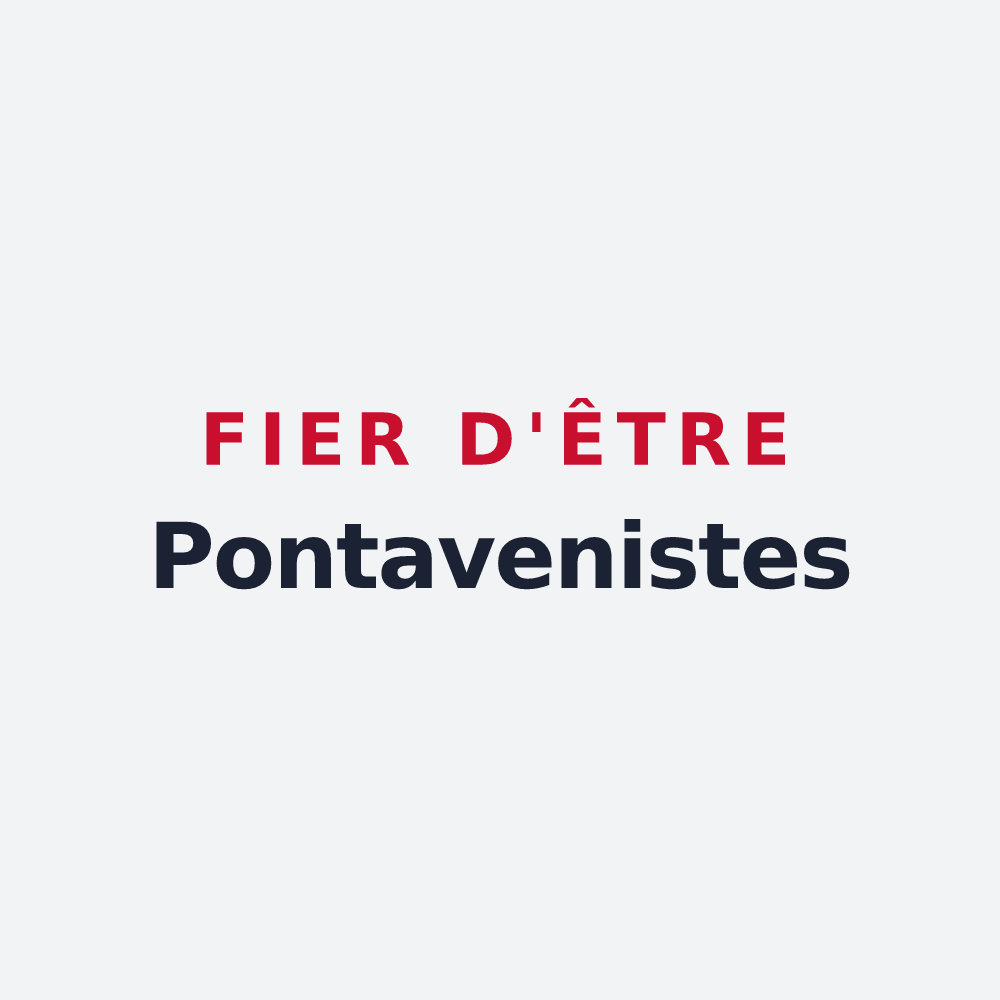 Poster « Fier d'être Pontavenistes » — design pour Pont-Aven