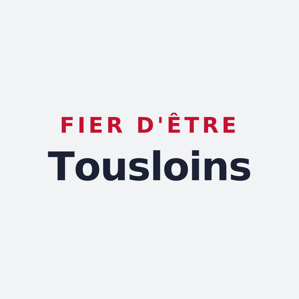 Poster « Fier d'être Tousloins » — design pour Pont-Bellanger
