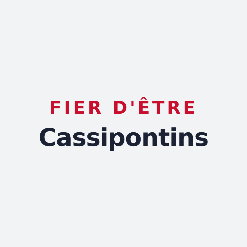 Poster « Fier d'être Cassipontins » — design pour Pont-du-Casse