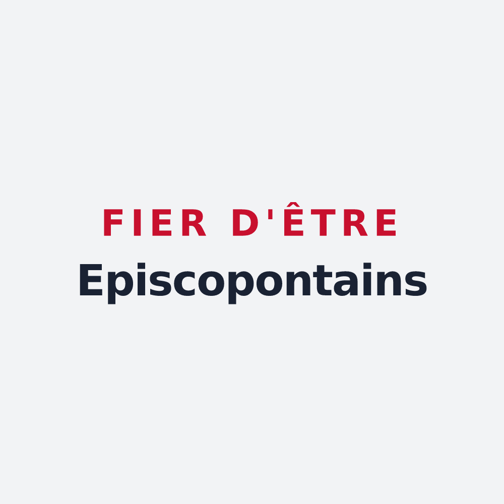 Poster « Fier d'être Episcopontains » — design pour Pont-Évêque