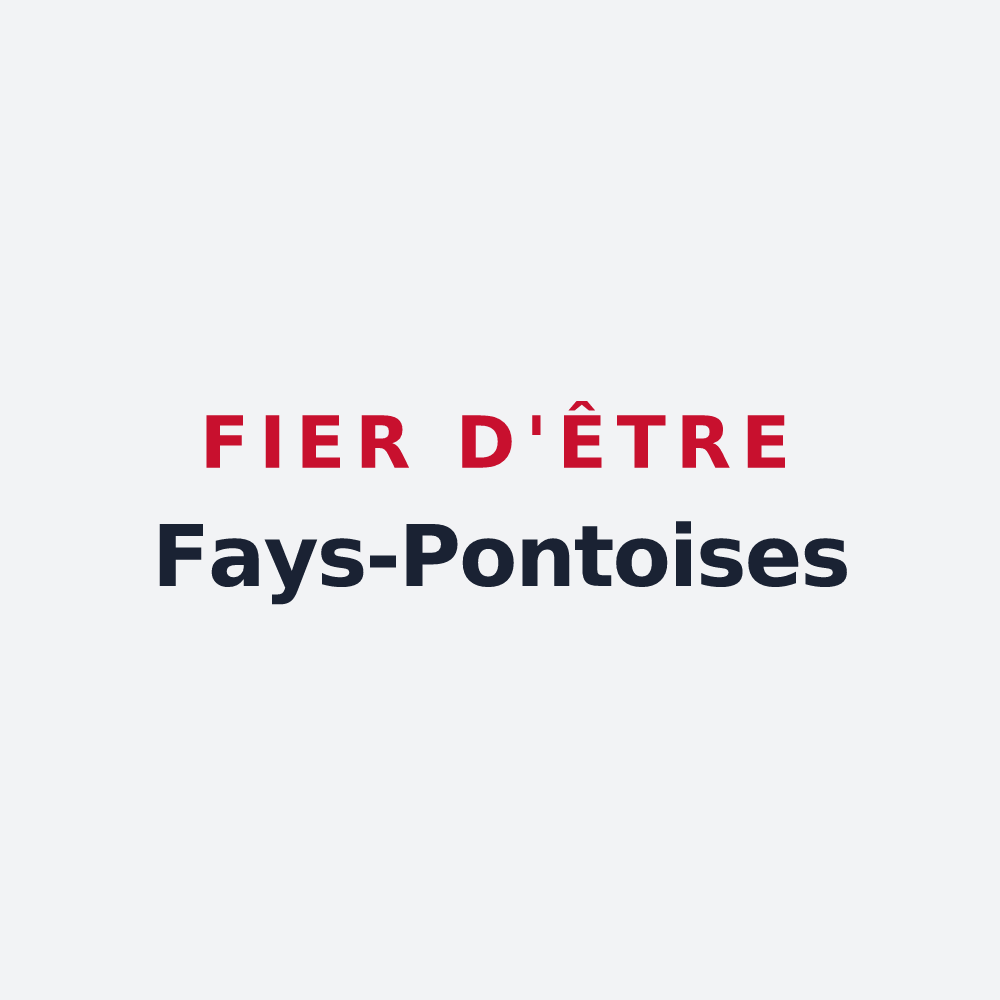 Poster « Fier d'être Fays-Pontoises » — design pour Pont-lès-Bonfays