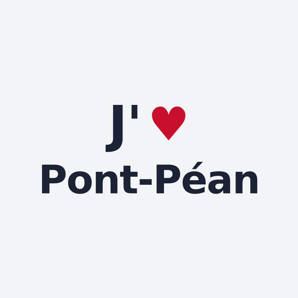 Poster personnalisé Pont-Péan — design J'aime Pont-Péan