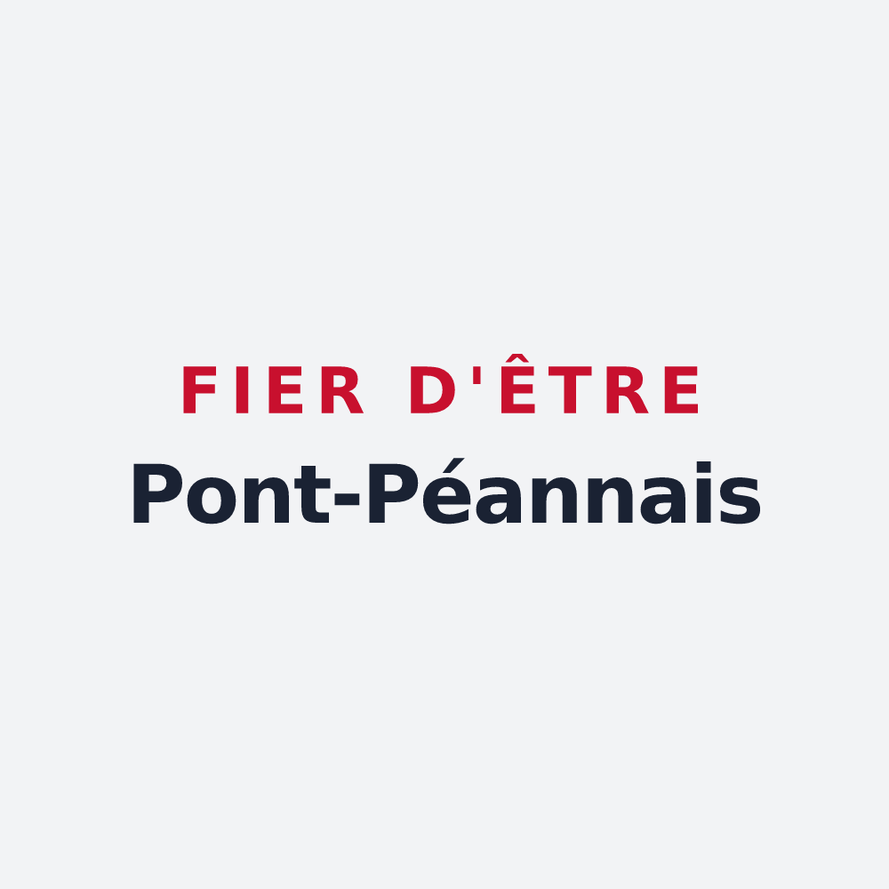 Poster « Fier d'être Pont-Péannais » — design pour Pont-Péan