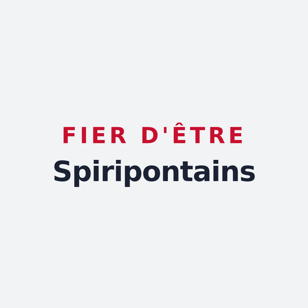 Poster « Fier d'être Spiripontains » — design pour Pont-Saint-Esprit