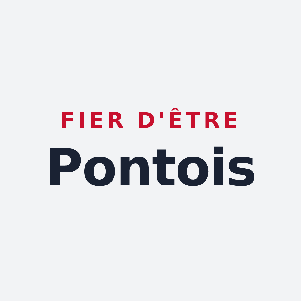 Poster « Fier d'être Pontois » — design pour Pont-sur-Sambre