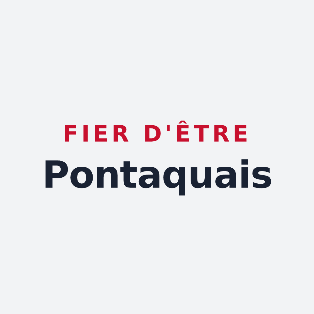 Poster « Fier d'être Pontaquais » — design pour Pontacq