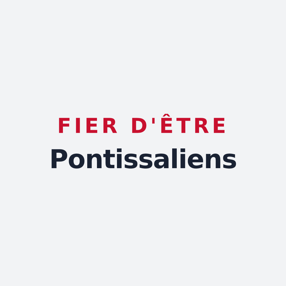 Poster « Fier d'être Pontissaliens » — design pour Pontarlier