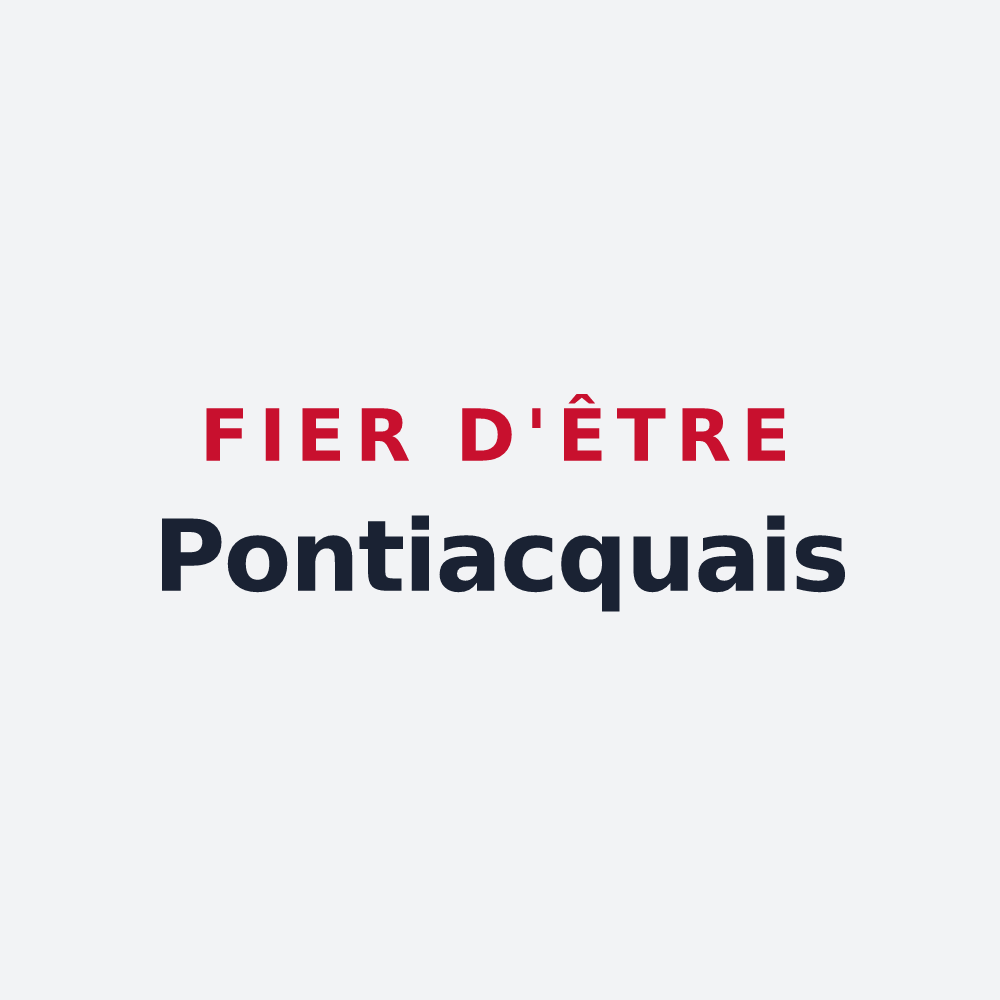 Poster « Fier d'être Pontiacquais » — design pour Pontiacq-Viellepinte
