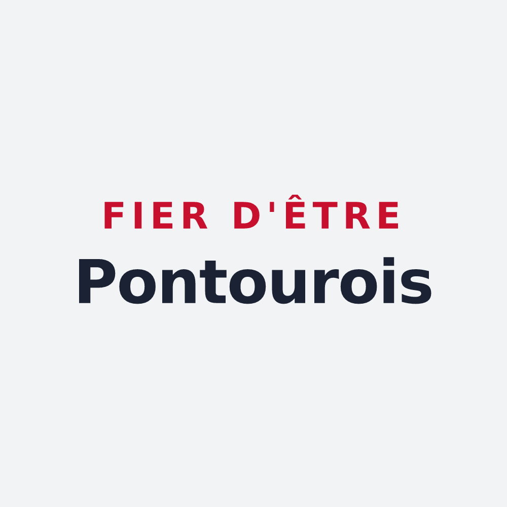 Poster « Fier d'être Pontourois » — design pour Pontours