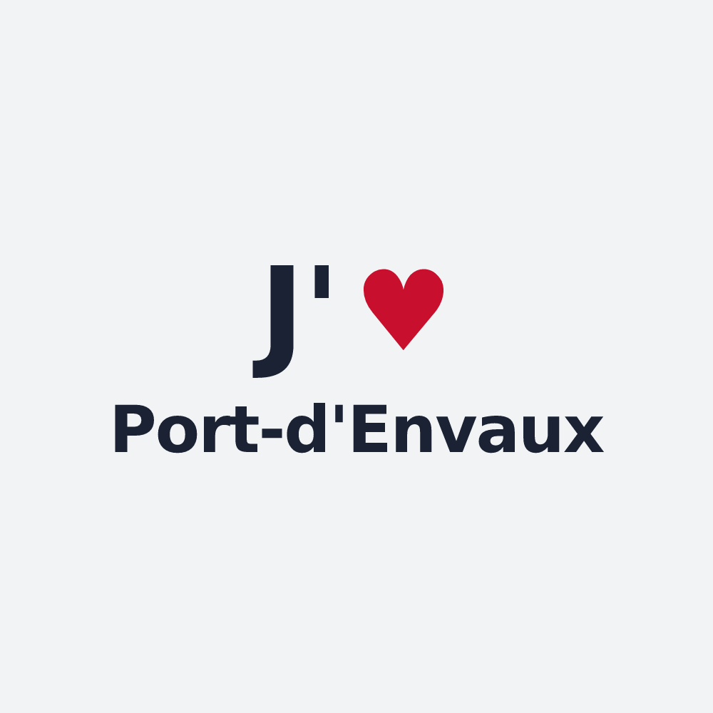 Poster personnalisé Port-d'Envaux — design J'aime Port-d'Envaux