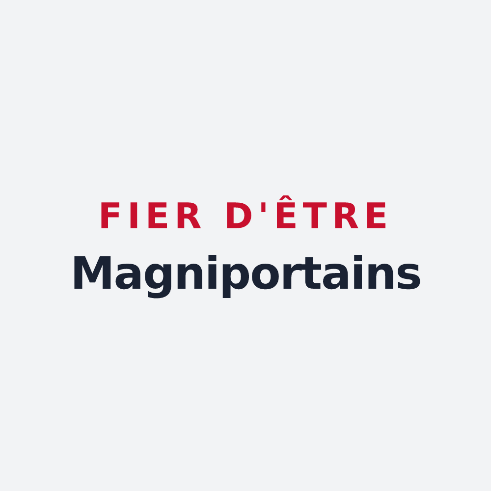Poster « Fier d'être Magniportains » — design pour Port-le-Grand