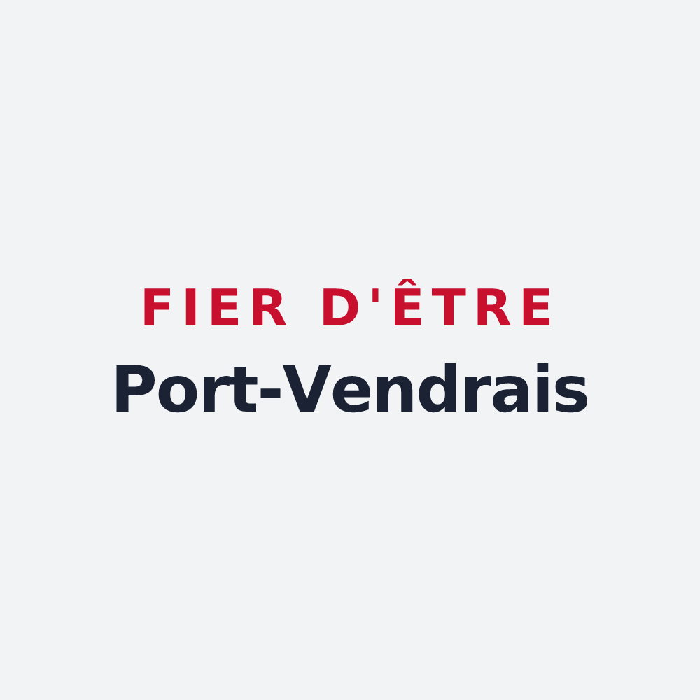 Poster « Fier d'être Port-Vendrais » — design pour Port-Vendres