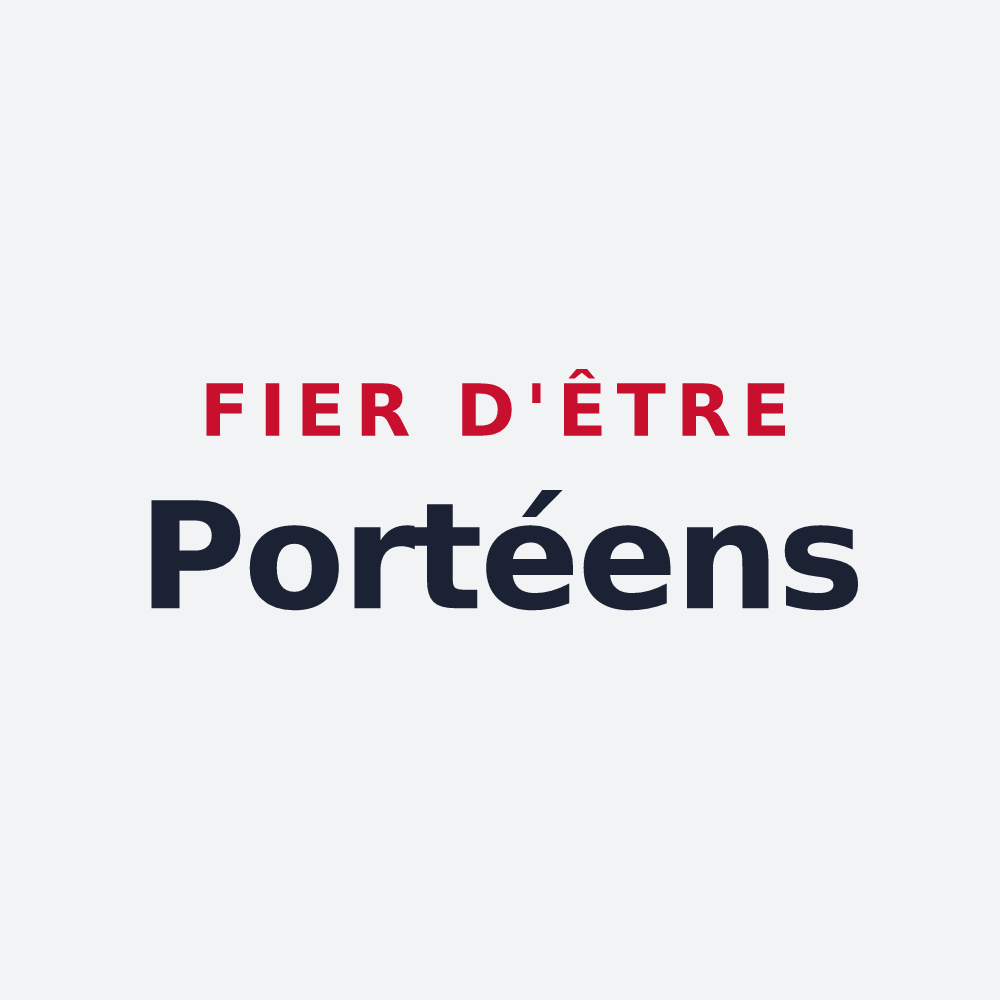 Poster « Fier d'être Portéens » — design pour Porté-Puymorens
