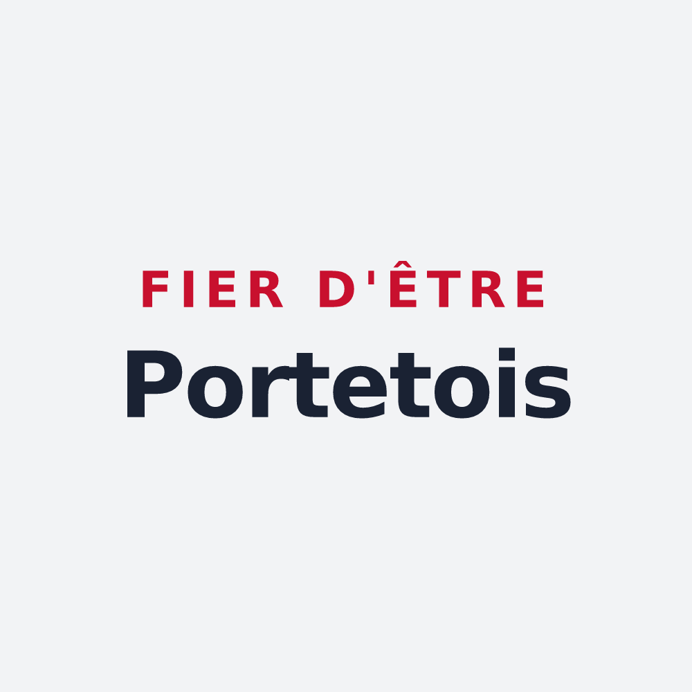 Poster « Fier d'être Portetois » — design pour Portet-de-Luchon