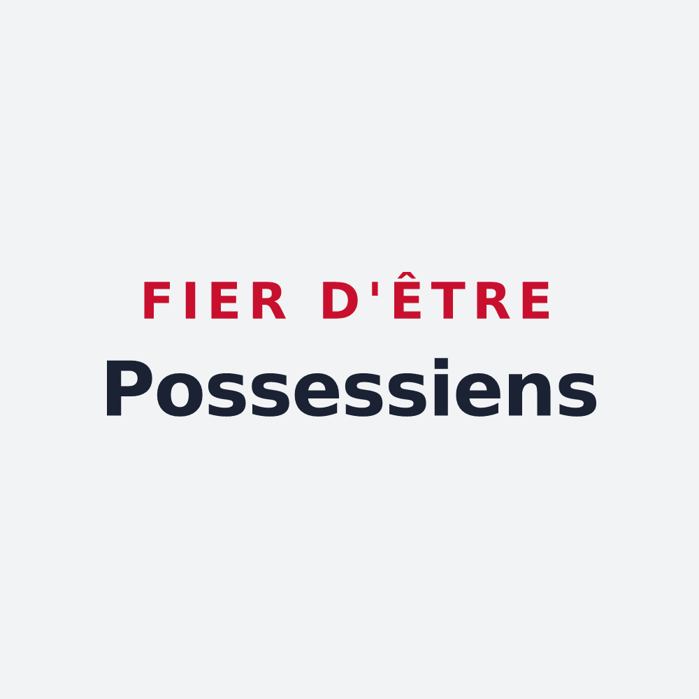 Poster « Fier d'être Possessiens » — design pour Possesse