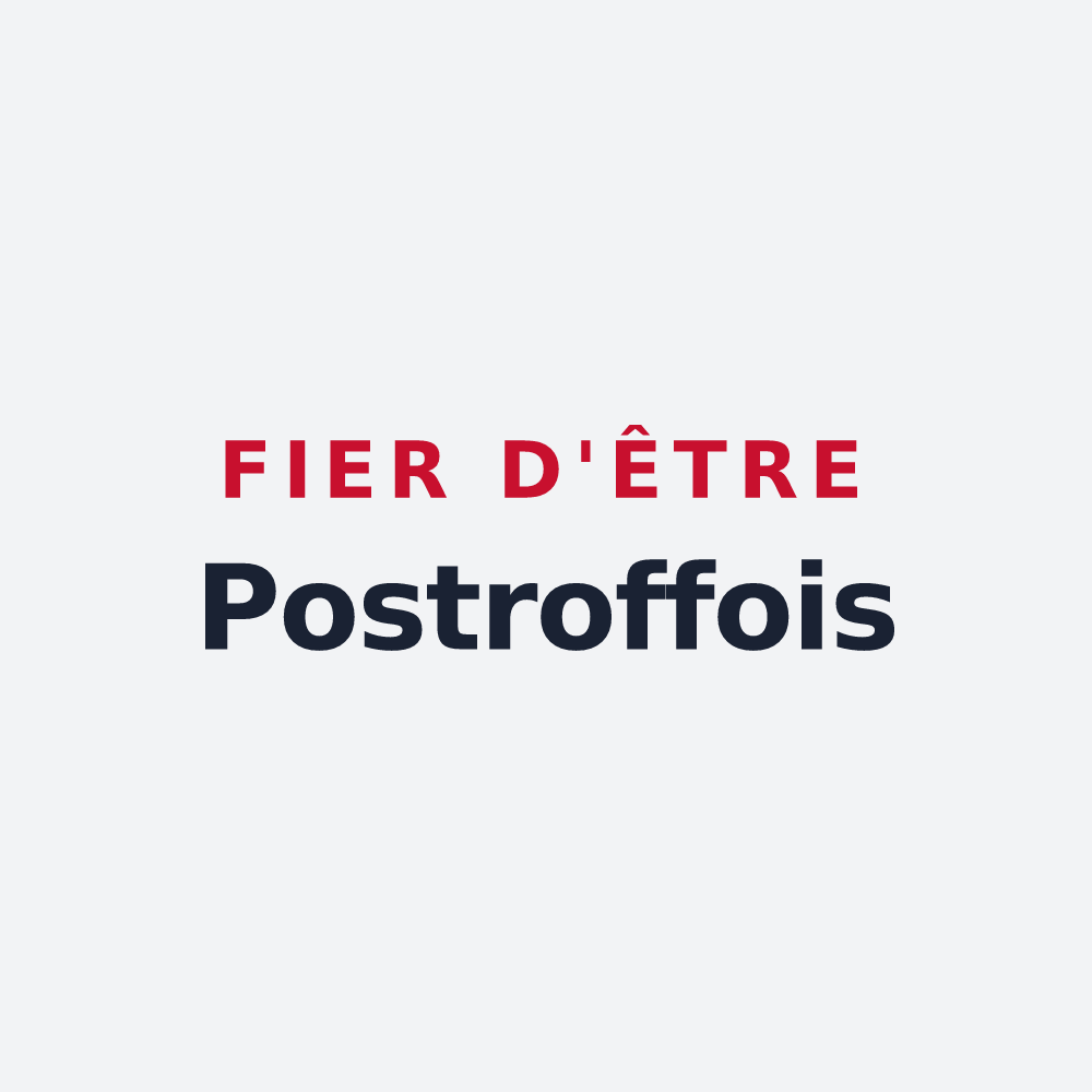 Poster « Fier d'être Postroffois » — design pour Postroff