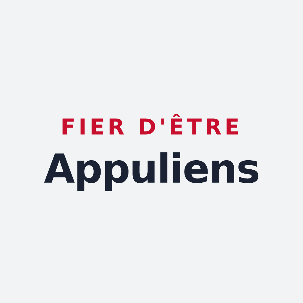Poster « Fier d'être Appuliens » — design pour Pouilley-les-Vignes