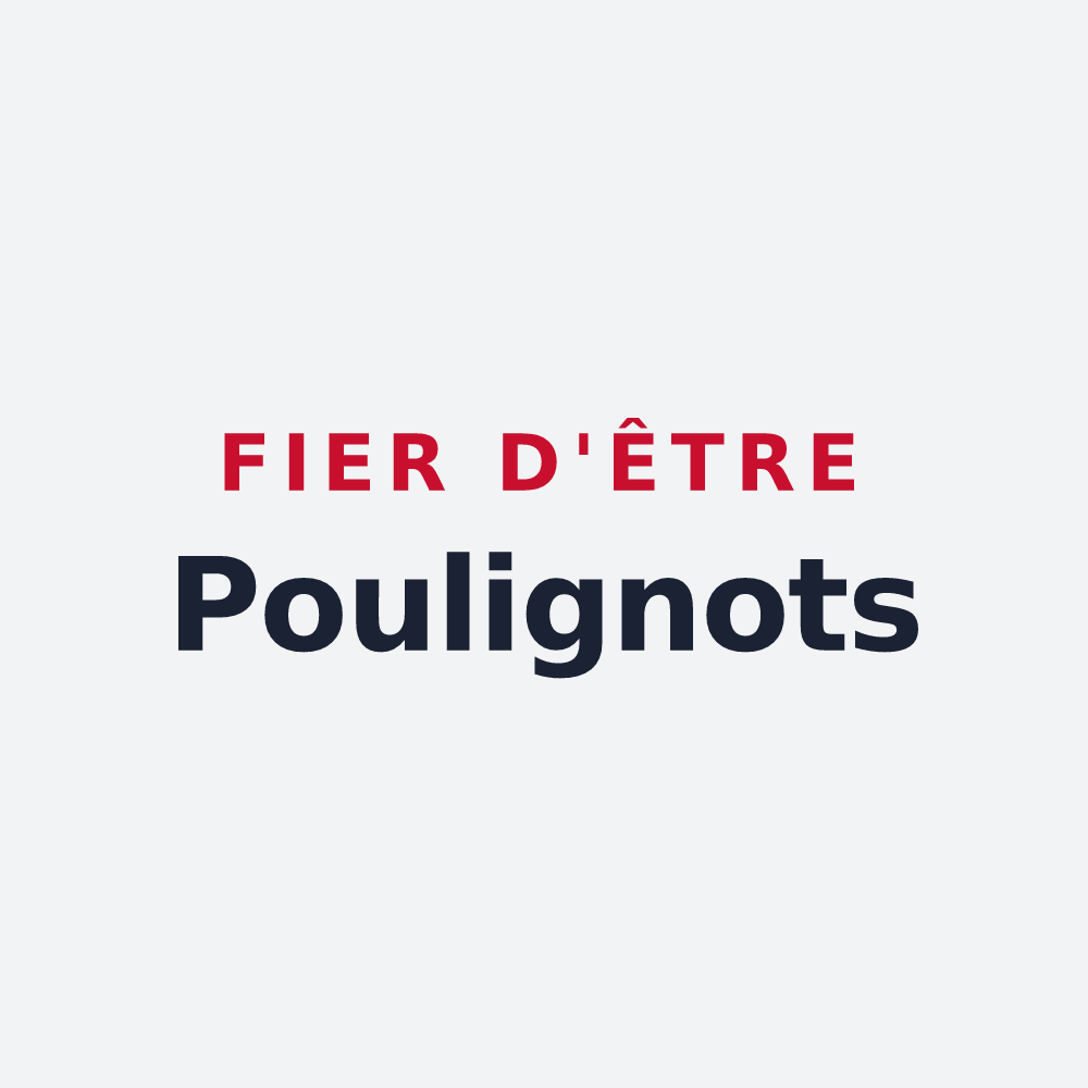 Poster « Fier d'être Poulignots » — design pour Poulaines