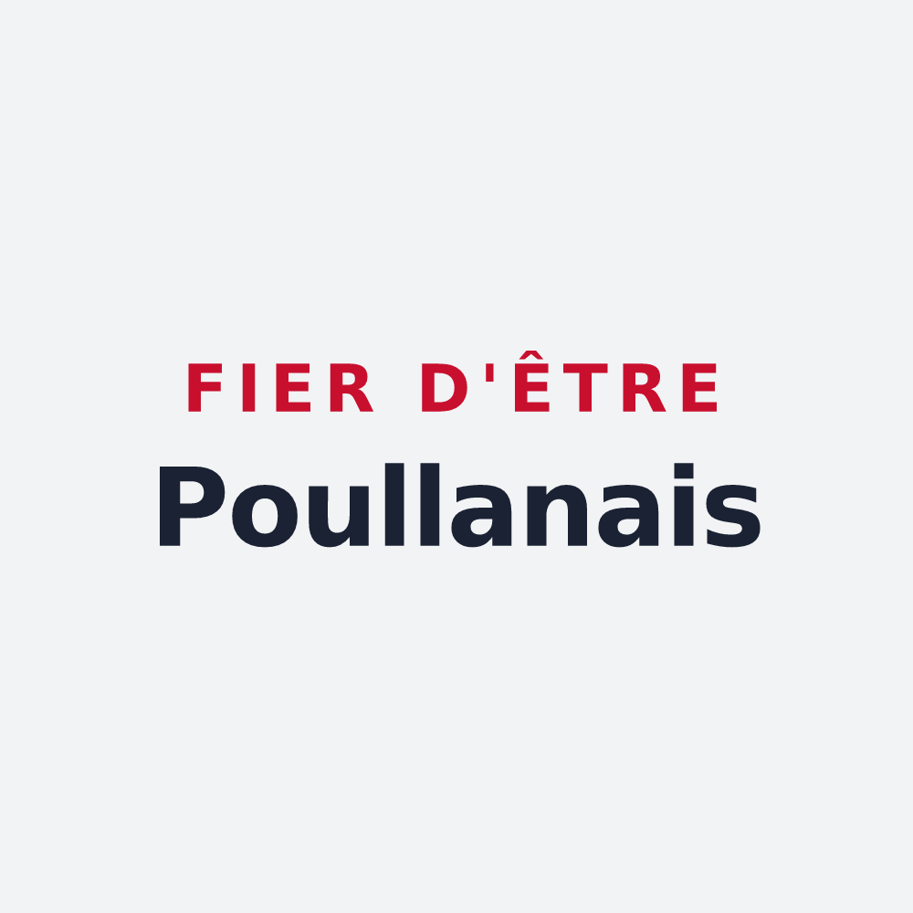 Poster « Fier d'être Poullanais » — design pour Poullan-sur-Mer