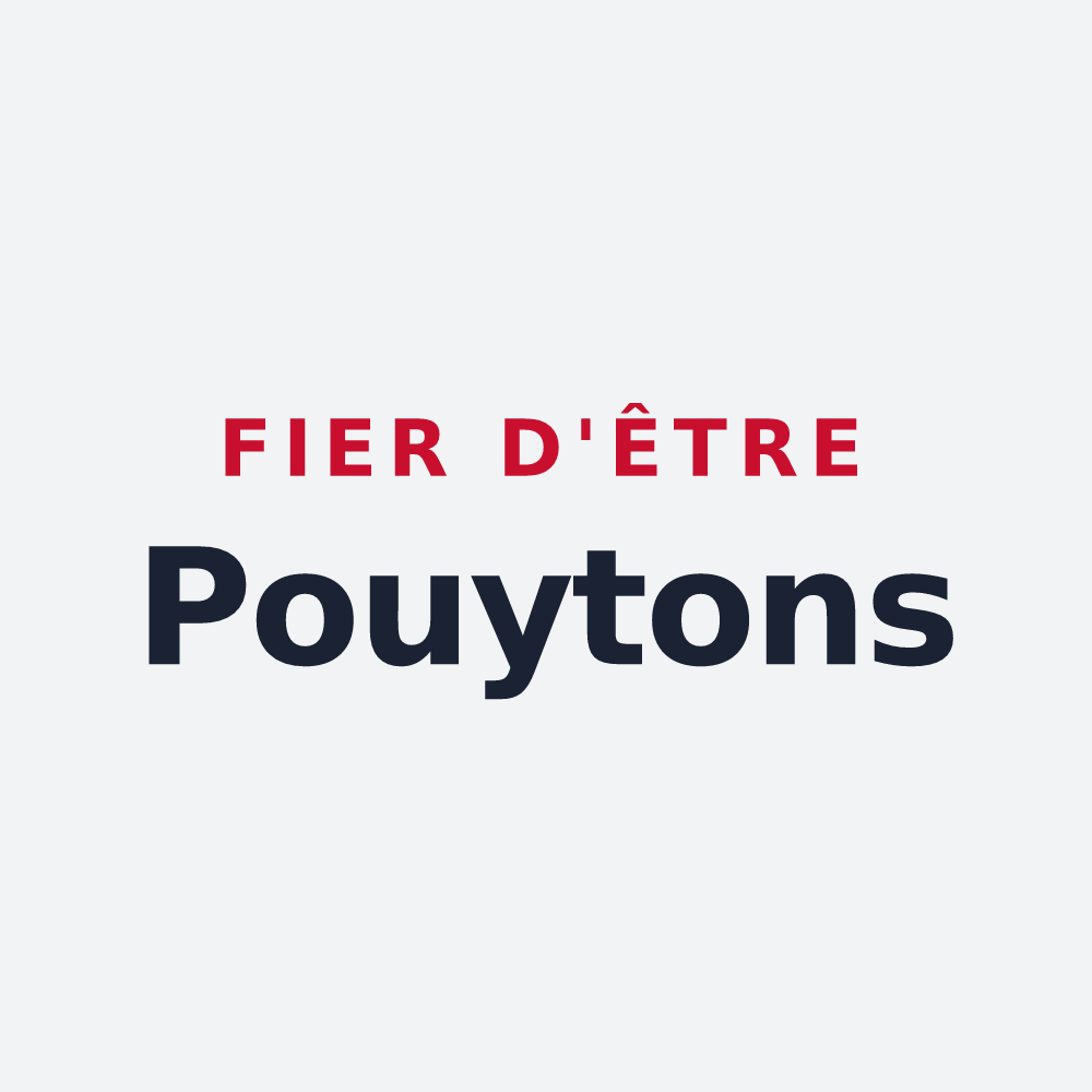 Poster « Fier d'être Pouytons » — design pour Pouy-sur-Vannes