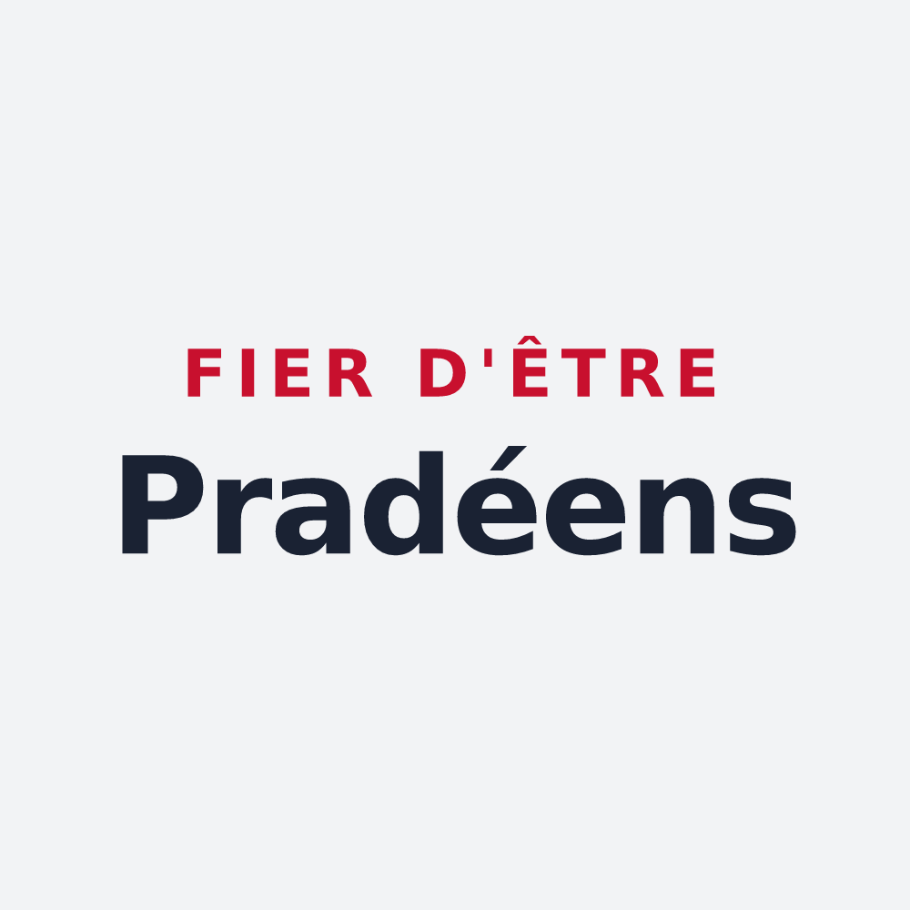 Poster « Fier d'être Pradéens » — design pour Prades-le-Lez