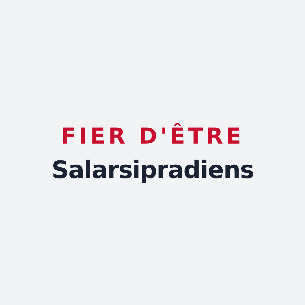 Poster « Fier d'être Salarsipradiens » — design pour Prades-Salars