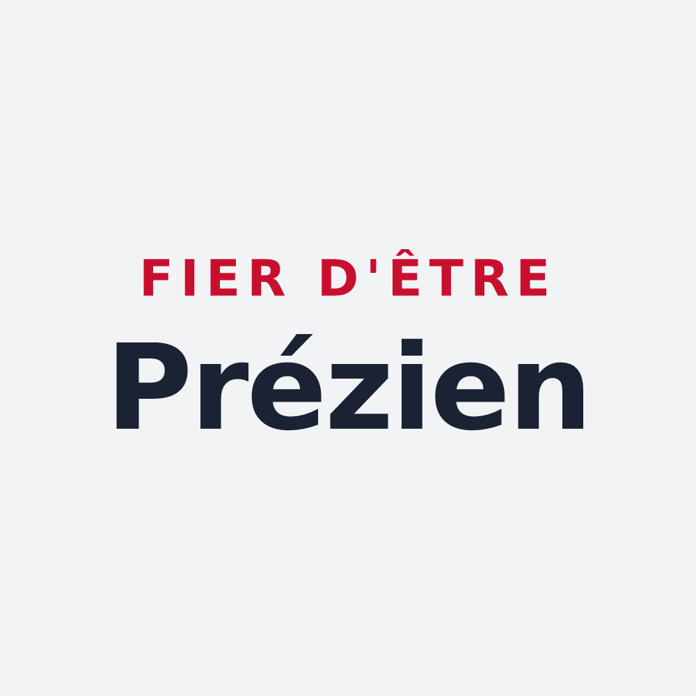 Poster « Fier d'être Prézien » — design pour Pré-en-Pail-Saint-Samson