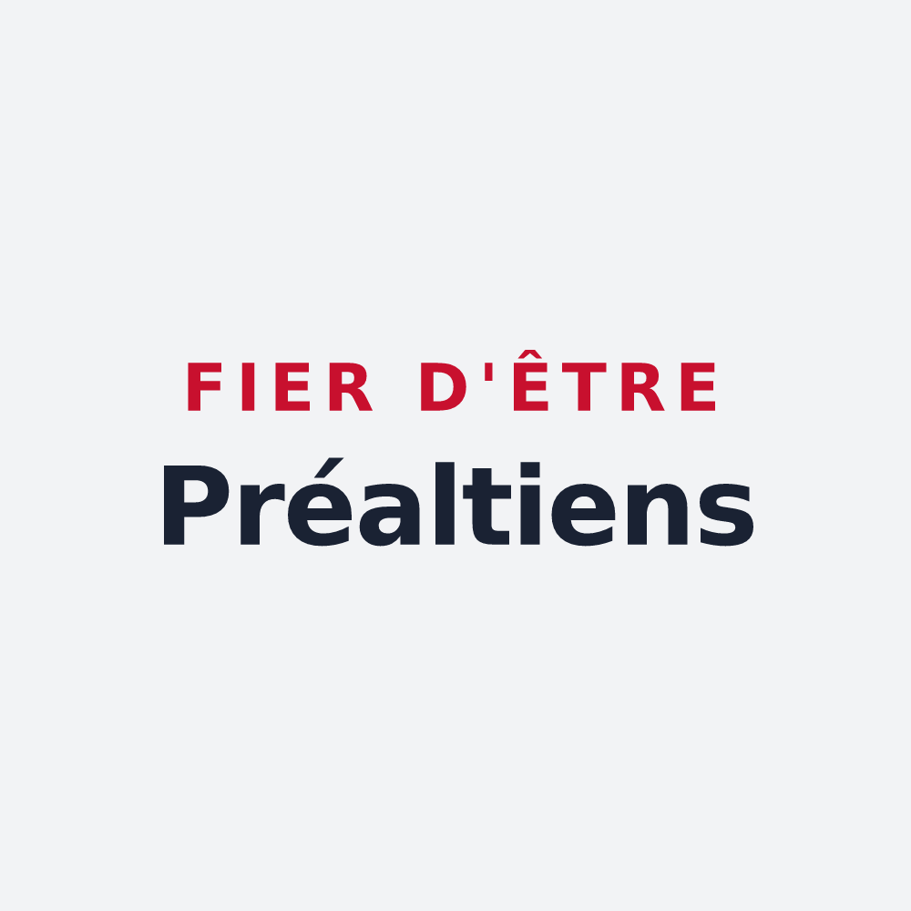 Poster « Fier d'être Préaltiens » — design pour Préaux