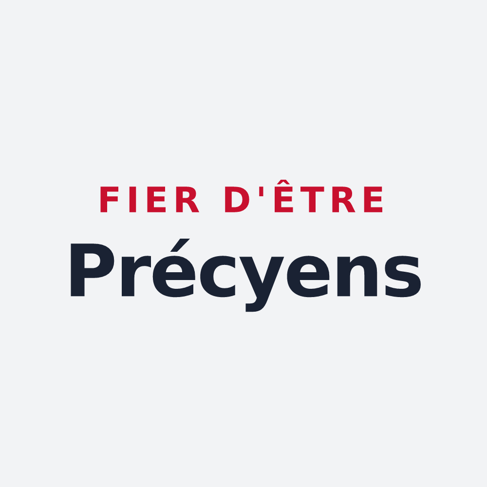 Poster « Fier d'être Précyens » — design pour Précy-sur-Marne